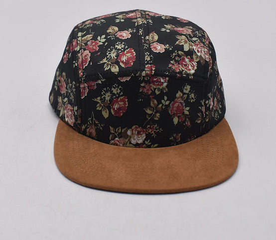 5 Panel Floral Hat