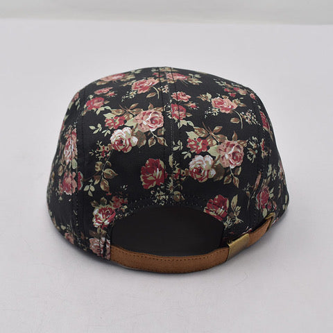 5 Panel Floral Hat