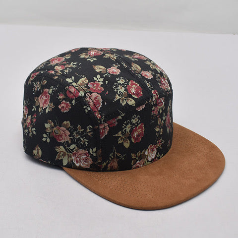 5 Panel Floral Hat